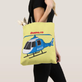 Niedliche Polizeiabteilung Hubschrauber Chopper Ca Tasche (Von Nahem)
