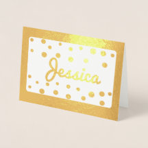 Niedliche Polka Dot Monogram Bridesmaid-Dankkarte