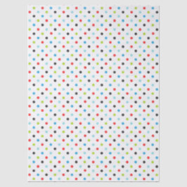 Niedliche Polka Dot Pattern Weihnachten Seidenpapier