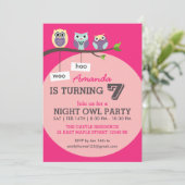 Niedliche Polka Dots Geburtstag Einladung (Stehend Vorderseite)