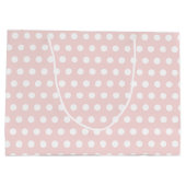 Niedliche Polka Dots Große Geschenktüte (Rückseite)