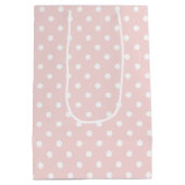 Niedliche Polka Dots Mittlere Geschenktüte (Rückseite)