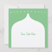 Niedliche Polka Grußkarten Ied Mubarak Adha Fitr Dankeskarte (Rückseite)