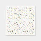 Niedliche Polka-Paper-Teller Serviette (Vorderseite)