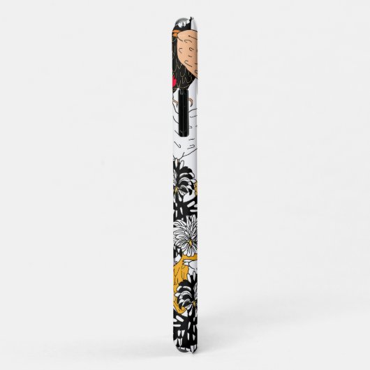 Niedliche polnische Hühner Case-Mate iPhone Hülle (Hinten/Rechts)