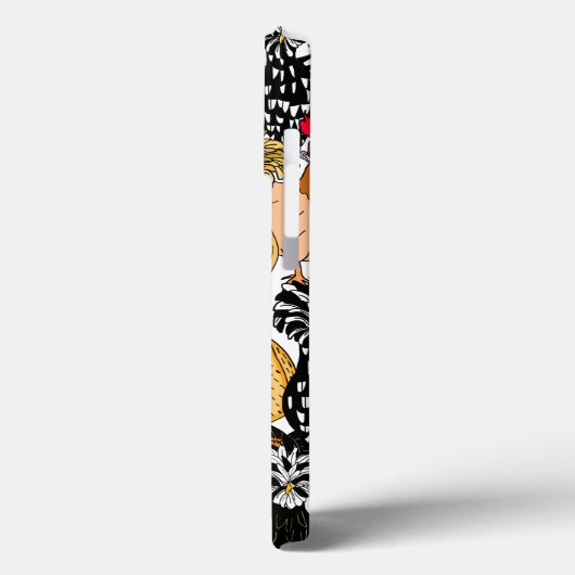 Niedliche polnische Hühner Case-Mate iPhone Hülle (Rückseite / Links)