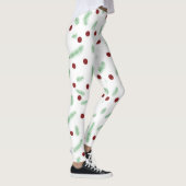 Niedliche Polska dot Christmas tree Red Green Leggings (Rechts)