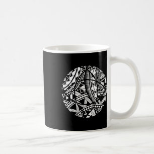 Niedliche polynesische Tattoo Hawaiian Tribal Samo Kaffeetasse