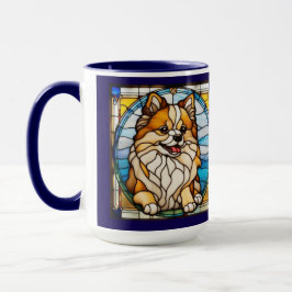 Niedliche Pomeranian-Kaffeetasse Tasse