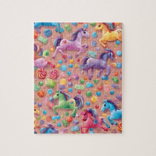 Niedliche Pony Puzzle (Vertikal)