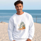 Niedliche Poodles-Familie Ghost Kostüm Personalisi Sweatshirt