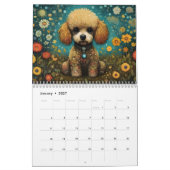 Niedliche Poodles Kalender (Jan 2027)