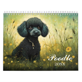 Niedliche Poodles Kalender