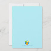 Niedliche Pool-Partyjungen-Geburtstags-Party Einladung (Rückseite)