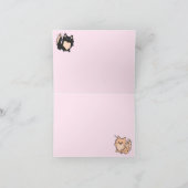 Niedliche Pop Verlobung Glückwunsch Blank Card Dankeskarte (Innenseite)