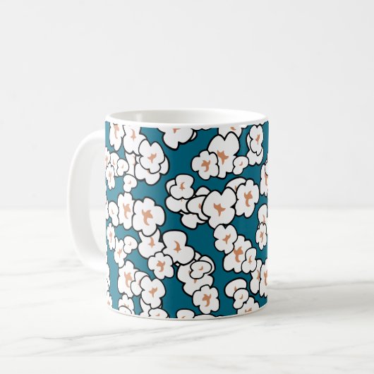 Niedliche Popcorn-Kaffee-Tasse Kaffeetasse (Vorderseite Links)