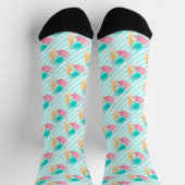 Niedliche Popsicles Mustersocken Socken (Oben)