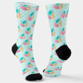 Niedliche Popsicles Mustersocken Socken (Gewinkelt)