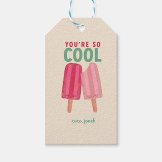Niedliche Popsicles Summer Gift Tag Geschenkanhänger