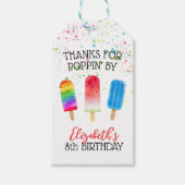 Niedliche Populationen Custom Birthday Favor Tag Geschenkanhänger (Vorderseite)
