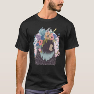 Niedliche Porcupine Blume Strandbad Lido di Lucia T-Shirt