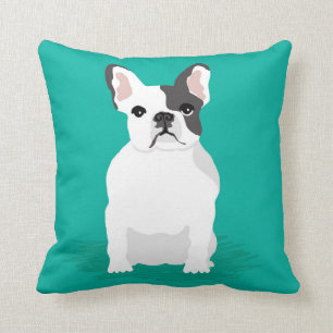 niedliche Portraits von Bulldog-Hunde Kissen