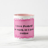 Niedliche Poshmark Kaffee-Tasse Tasse (Zentrum)
