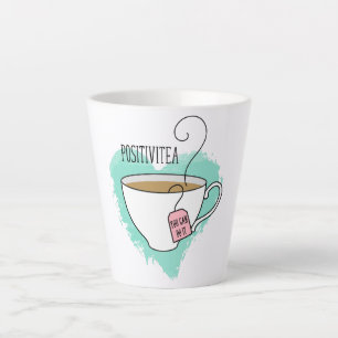 Niedliche Positivitea Geschenk für Abschluss, neu Milchtasse