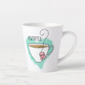 Niedliche Positivitea Geschenk für Teeliebhaber Milchtasse (Rechts)