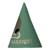 Niedliche Possum Illustration Light Green Personal Partyhütchen (Rechts)