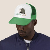 Niedliche Possum-Illustration Personalisiert Truckerkappe (Beispiel)