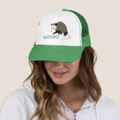Niedliche Possum-Illustration Personalisiert Truckerkappe (Beispiel)