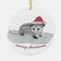 Niedliche Possum Weihnachtsfeier