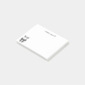 Niedliche Post - Anmerkungen für Lehrkräfte - Stud Post-it Klebezettel (angewinkelt)