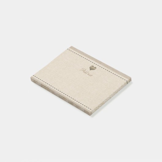 Niedliche Post mit Liebe Post-it Klebezettel (angewinkelt)