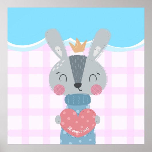 NIEDLICHE POSTER FÜR KINDER - ALLES ÜBER SIE (Vorne)