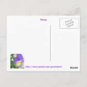 Niedliche Postkarte (Rückseite)