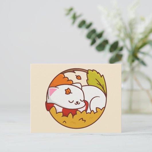 Niedliche Postkarte (Stehend Vorderseite)