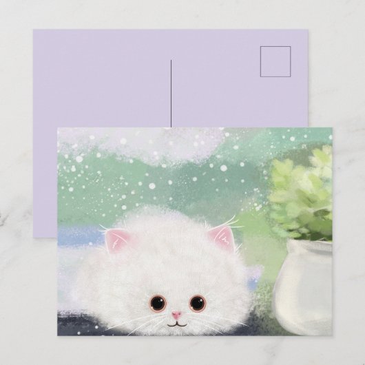 Niedliche Postkarte (Vorne/Hinten)