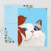 Niedliche Postkarte (Vorne/Hinten)