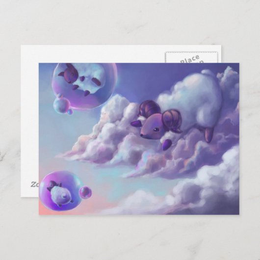 Niedliche Postkarte (Vorne/Hinten)