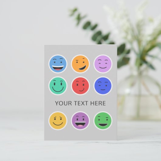 Niedliche Postkarte (Stehend Vorderseite)