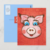 Niedliche Postkarte (Vorne/Hinten)