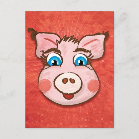 Niedliche Postkarte (Vorderseite)