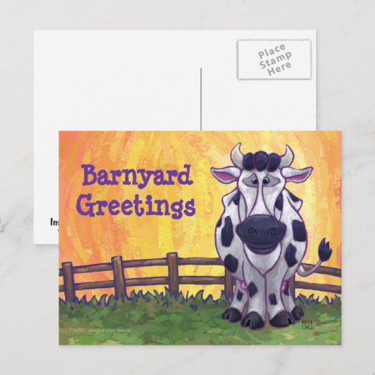 Niedliche Postkarte (Vorne/Hinten)