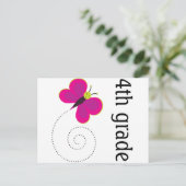 Niedliche Postkarte 4. Klasse (Stehend Vorderseite)