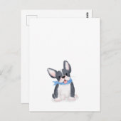 Niedliche Postkarte für Bulldocen (Vorne/Hinten)