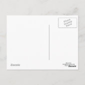 Niedliche Postkarte für Schwarze Ente (Rückseite)