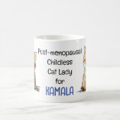Niedliche postmenopausale kinderlose Katze Lady fü Kaffeetasse (Mittel)