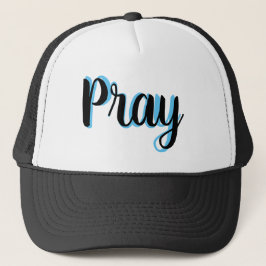 niedliche PRAY-Schrift | Trucker Hat Truckerkappe
